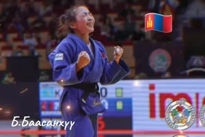 БАВУУДОРЖИЙН БААСАНХҮҮ ПАРИС-2024 ОЛИМПЫН НААДМААС МӨНГӨН МЕДАЛЬ ХҮРТЛЭЭ       БАЯР ХҮРГЭЕ