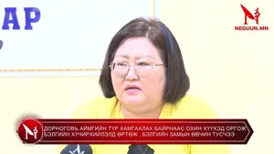 ДОРНОГОВЬ АЙМГИЙН ТҮР ХАМГААЛАХ БАЙРНААС ОХИН ХҮҮХЭД ОРГОЖ , БЭЛГИЙН ХҮЧИРХИЙЛЭЛД ӨРТӨЖ , БЭЛГИЙН ЗАМЫН ӨВЧИН ТУСЧЭЭ