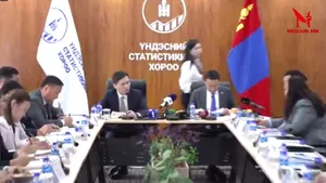 УИХ-ЫН ДАРГА Д.АМАРБАЯСГАЛАН ҮНДЭСНИЙ СТАТИСТИКИЙН ХОРООНД АЖИЛЛАЖ БАЙНА