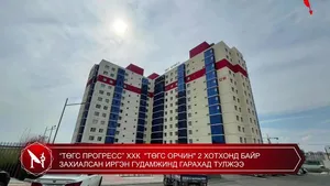 “ТӨГС ПРОГРЕСС” ХХК  "ТӨГС ОРЧИН" 2 ХОТХОНД БАЙР ЗАХИАЛСАН ИРГЭН ГУДАМЖИНД ГАРАХАД ТУЛЖЭЭ
