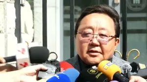 МОНГОЛ УЛСЫН ЕРӨНХИЙЛӨГЧ АСАН Ц.ЭЛБЭГДОРЖ МЭДЭЭЛЭЛ ХИЙЖ БАЙНА